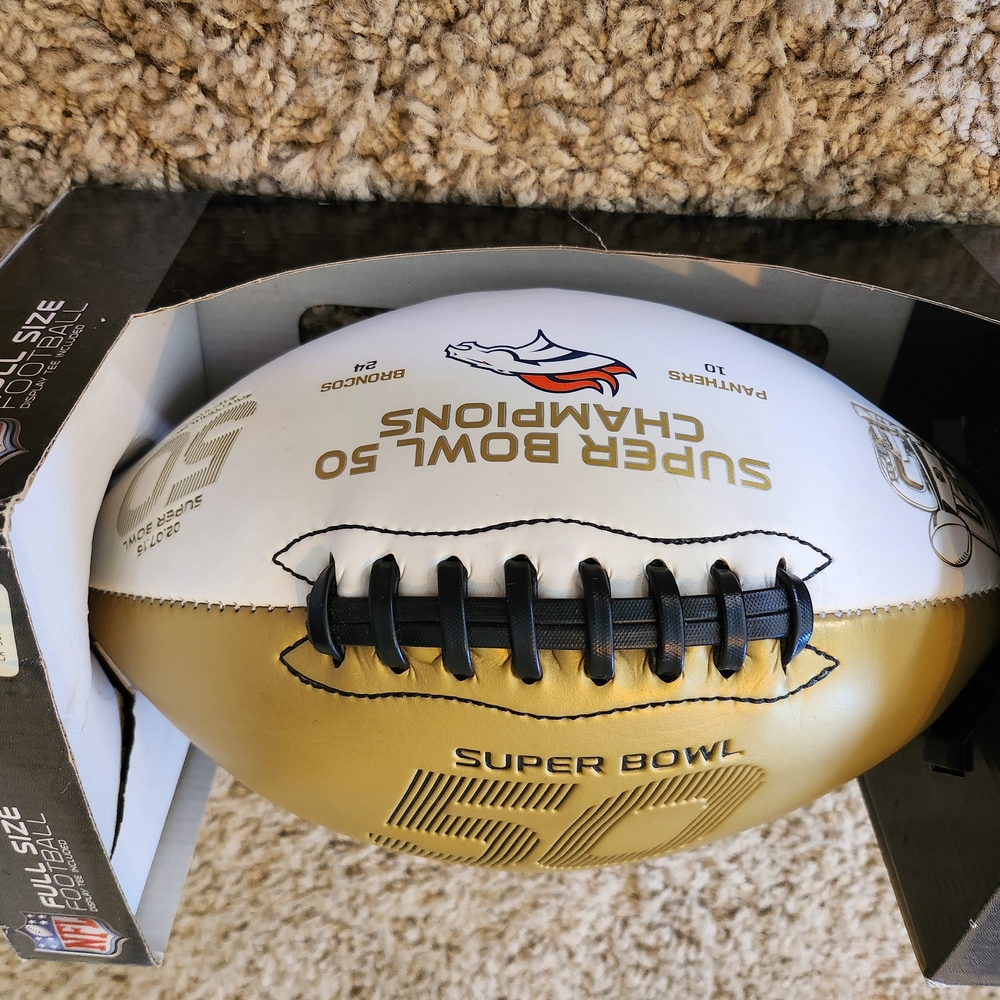 Super Bowl 50 Commemorative Football